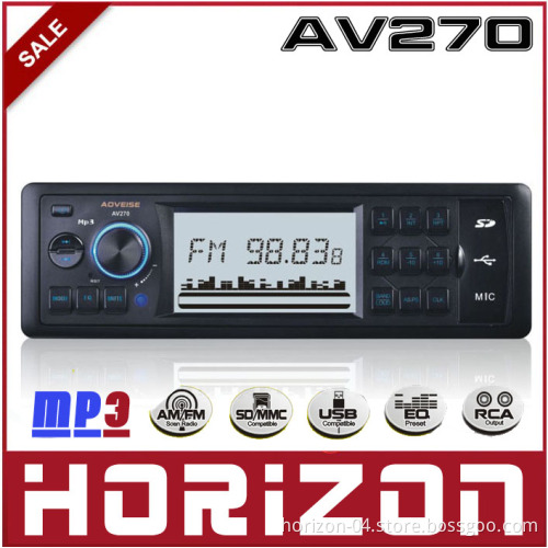 Horizon AV270 Electrically Tunable Support MP3 Format Digital Broadcast, Car MP3 Player